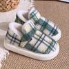 Women's Winter Home Slippers, Fashion Casual Couple Style Simple Elegant Versatile Pull-On House Shoes