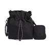 Adidas Polyester Fabric Handbag Shoulder Bag Women's Black Casual IK4776