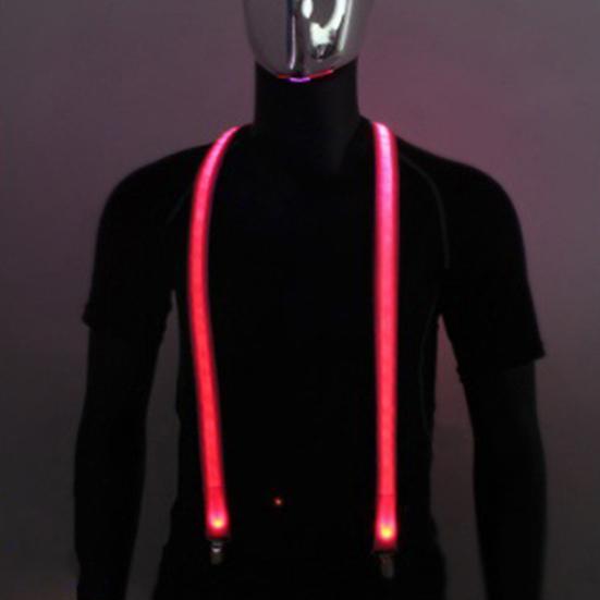 Light Suspenders Suspender for Men Women Up Neon Outfits for Rave