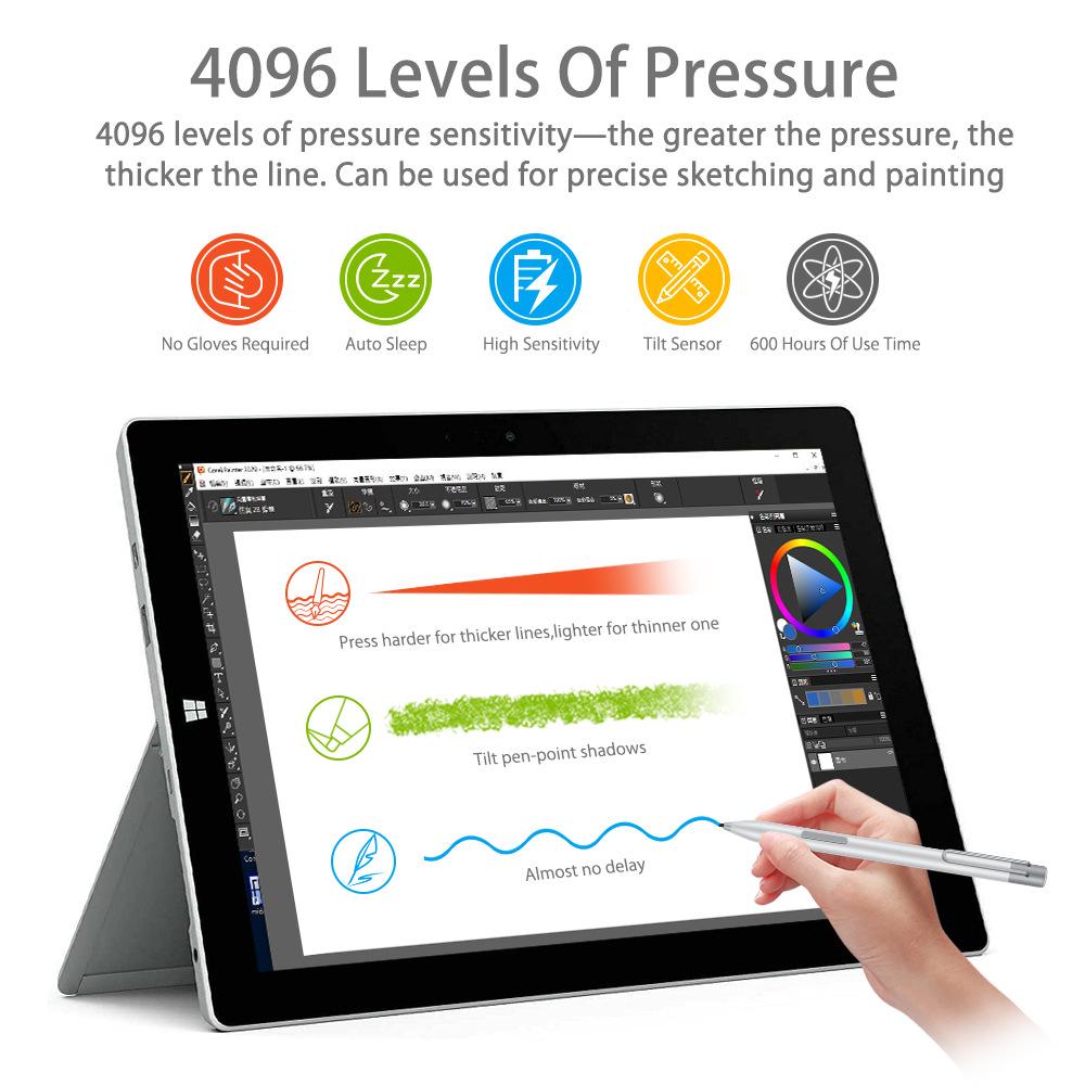 Compatible Touch Pen for Microsoft Surface Pro/Go/Book Series (Models 3-7)