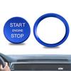 Engine Start Button Decoration | Car One Button Start Decorative Circle Ignition Switch Button