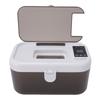 Baby Wipe Warmer Top Heating Wet Wipe Warmer and Dispenser Holds 80 Wipes with Night Light Spring Loaded White