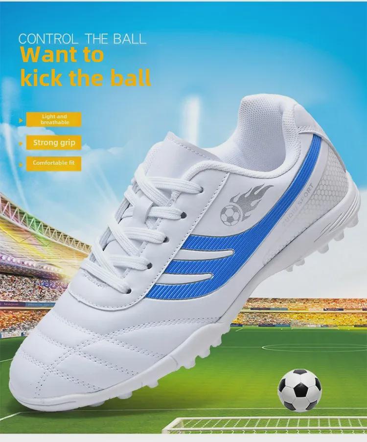Kids' Professional Soccer Shoes - Boys & Girls School Training AG Cleats