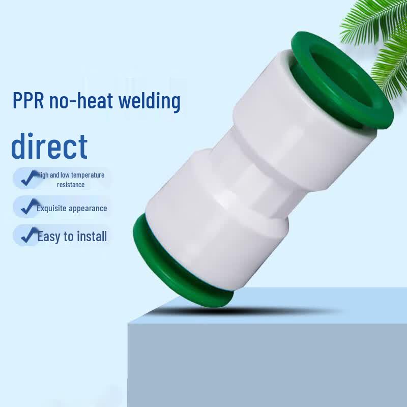 PPR Quick-Connect Straight Pipe Connector