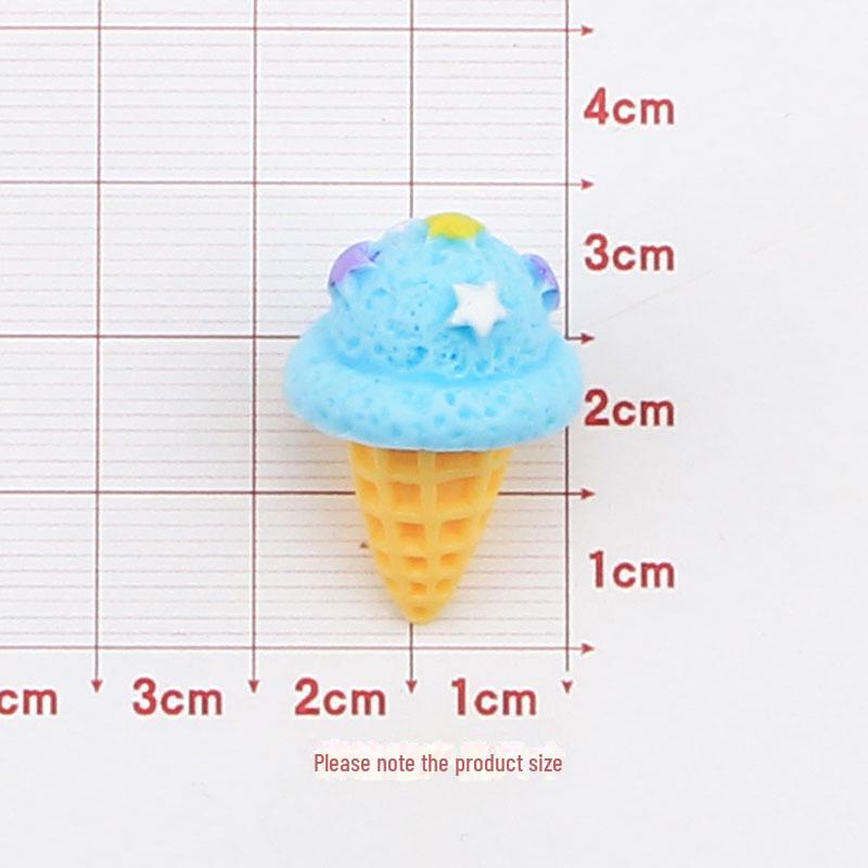 

Аксессуары из смолы для рожков для мороженого Star: Мультяшные наклейки, чехлы для телефонов, повязки на голову и заколки для волос для проектов «сделай сам»