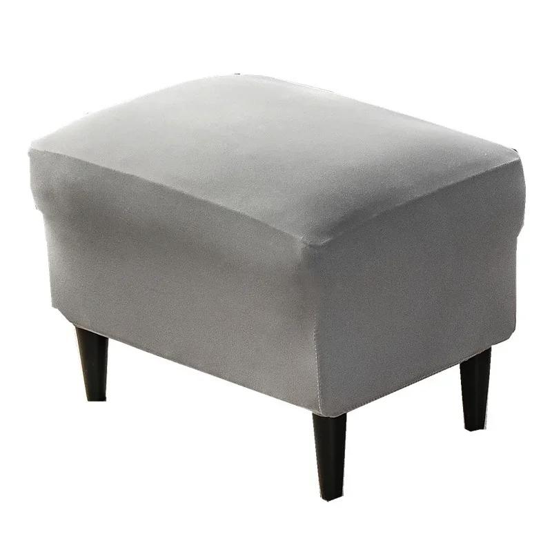 Elastic Wing Chair Cover Stretch Spandex Wingback Sofa Slipcovers Solid Color Wing Armchair Covers with Seat Cushion Covers