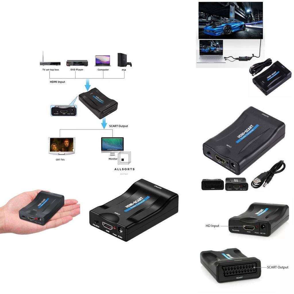 High Definition Hdmi To Scart Converter For Crystal Clear 1080p Video Quality And Universal Compatibility