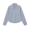 JAMBANGEE Women'S) Pointed Collar Stripe_Bn1Wwh171-Bl