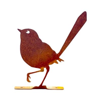 Vintage Metal Bird Statue Outdoor Garden Decoration Iron Sculpture Art Ornaments