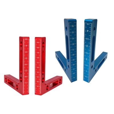 Square Layout Ruler 2 Packs Carpenter for Measuring and Marking Carpentry Use Woodworking Carpenter Tool Corner Clamping
