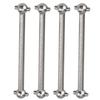 4PCS RC Accessory Metal Dog Bone Drive Shaft for WLtoys 1 18 RC Car Parts