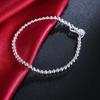 Christmas Gifts Charm Bracelet 4MM Beads Chain for Woman Popular Jewelry Fashion Wedding Party