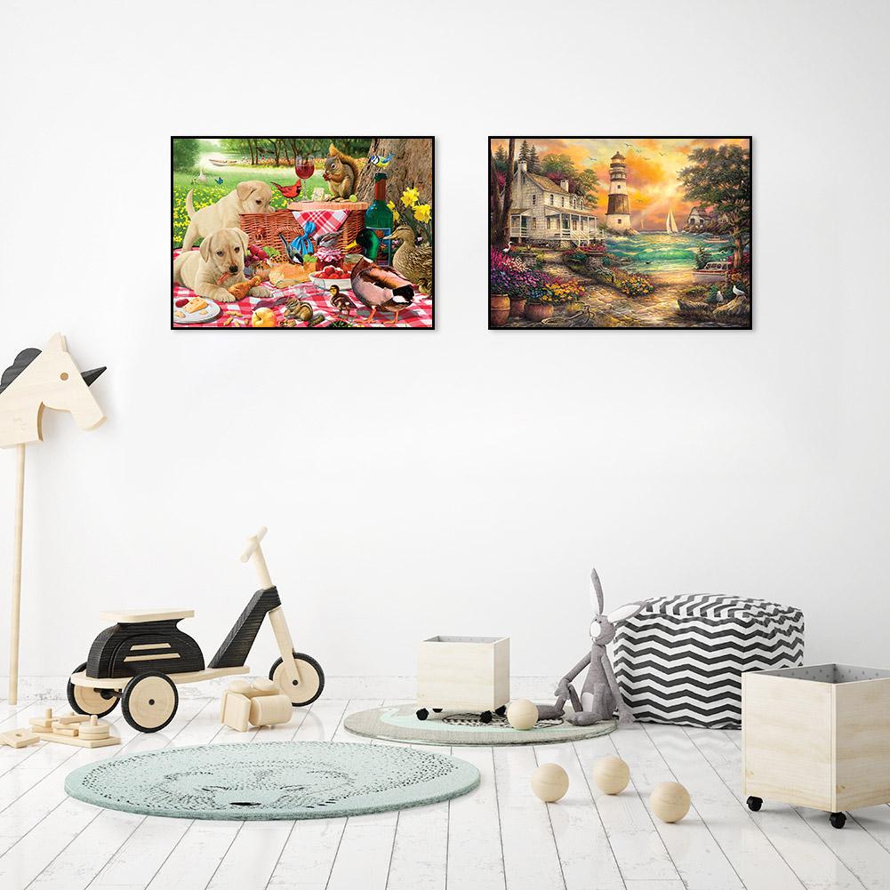 Buy Full Drill Diamond Painting 5D DIY Cross Stitch Embroidery Kit Wall ...