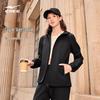 Hongxing Erke Women's Water-Repellent Hooded Jacket - 2026 Autumn/Winter Windproof Sportswear