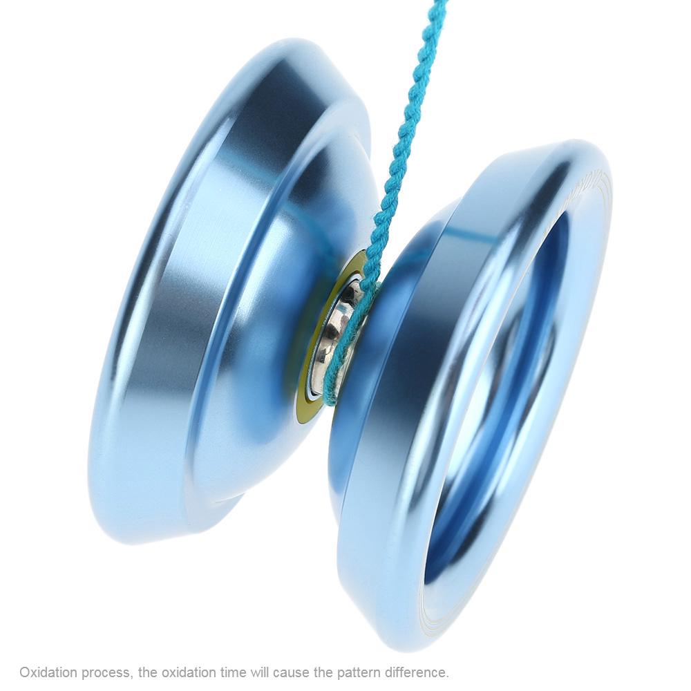 Волшебное йо-йо с вращающейся веревкой Йо-йо T8 из алюминиевого сплава Металлическое — фото 3