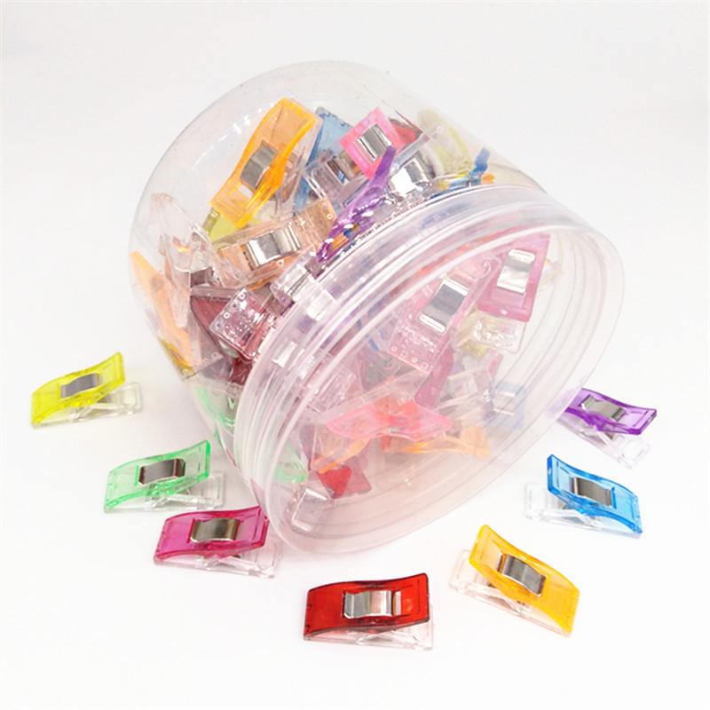 Japan Patchwork Sewing Clips - 2.7 cm White/Red Plastic, 50 Pcs, Axe Cartoon Design