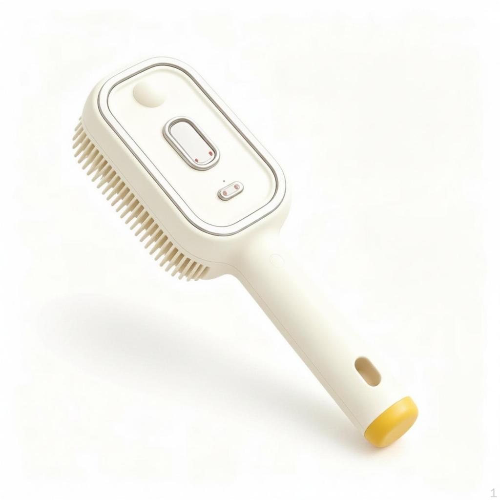 Electric Scalp Massage Comb Fine Tines Spray Offwhite