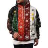Men's Casual Trendy Christmas Print Loose Fit Pullover Hoodie Long Sleeve with Large Pockets