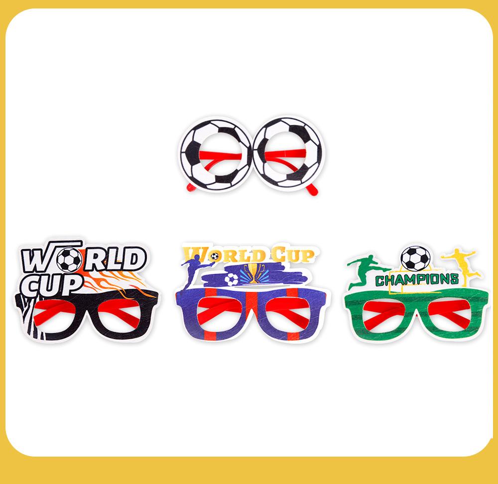 Football glasses, football league, bar clubs, party decorations, props, World Cup fan supplies