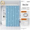 LIEI Waterproof Shower Curtain