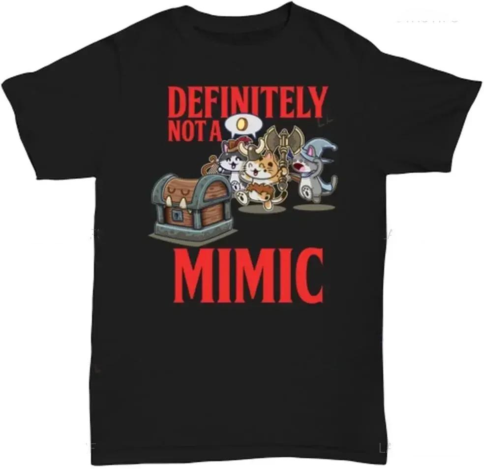 T Shirt Cats Playing Dungeons and Dragons Present Funny Tshirt Summer Short-sleev WomesT-Shirt