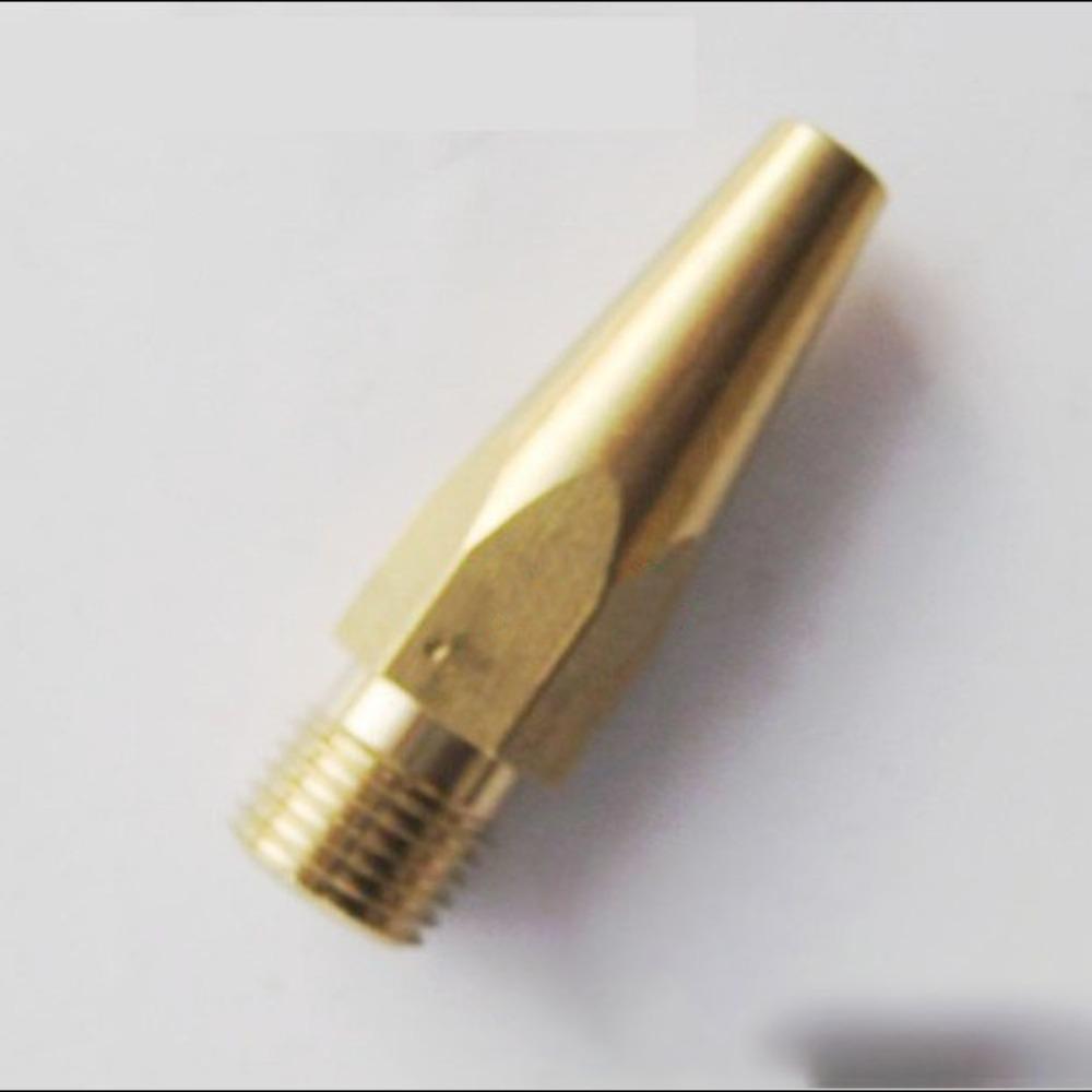 5/6mm Soda Blaster Silver/Black Sandblaster Nozzle Durable Sand-blasting Head