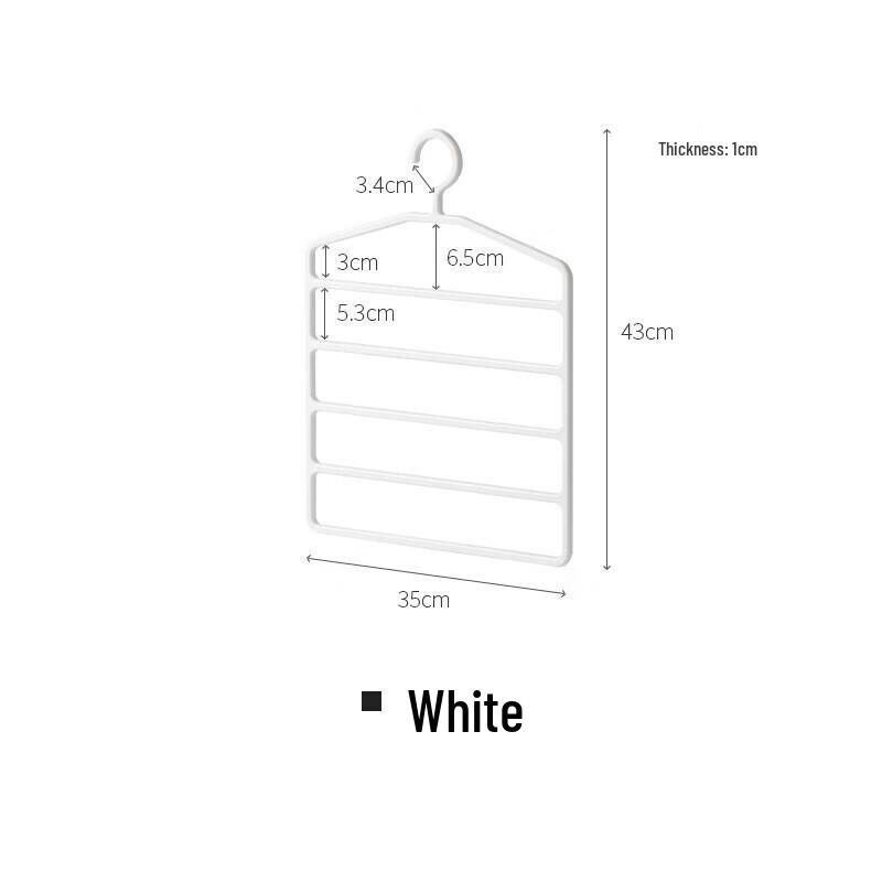 5-Layer Space-Saving Trouser Hanger