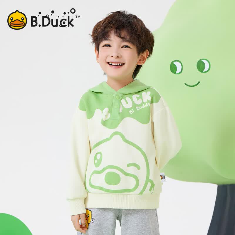 B.Duck Kids' Boys' Hooded Sweatshirt