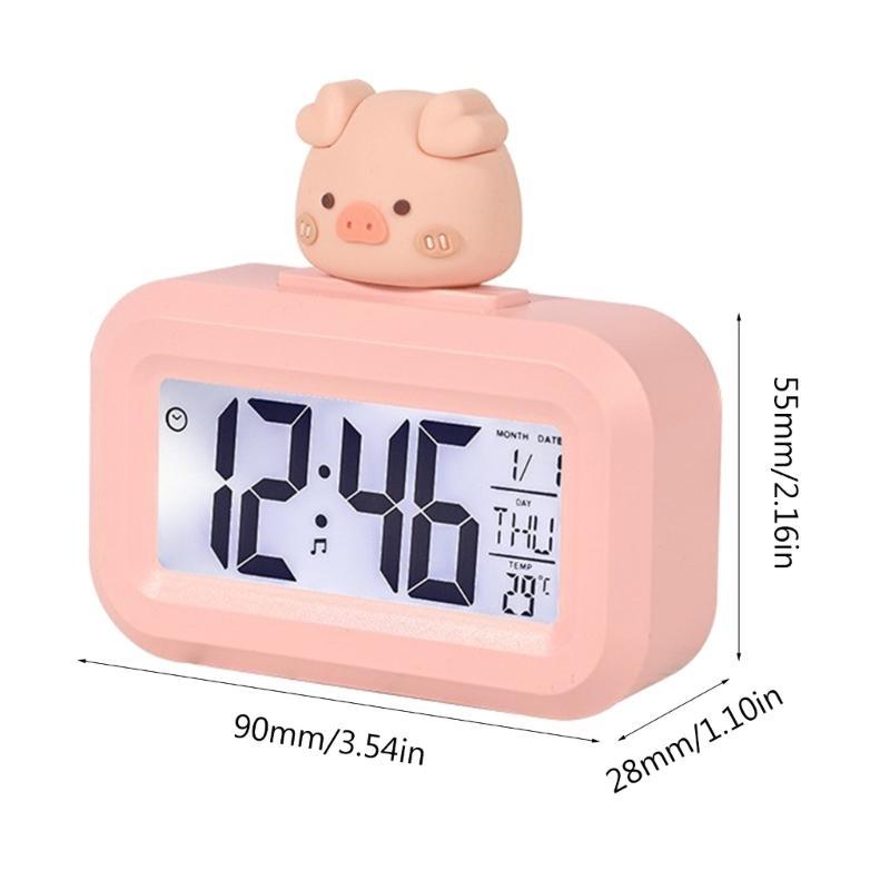 Student Alarm Clock LED Display for Bedroom Study Desk and Office Use Reliable for Time Management and Wakeups Call