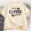Unisexs Unisexs Books And Coffee Tshirt Retro Casual Short Sleeve Tee Book Coffee Lover Gift Short Sleeve Top For Daily Wear