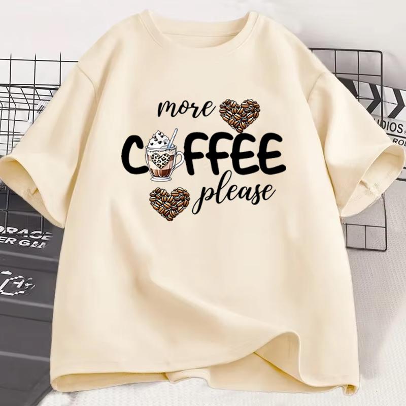 Unisexs Unisexs Books And Coffee Tshirt Retro Casual Short Sleeve Tee Book Coffee Lover Gift Short Sleeve Top For Daily Wear