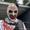 Soul Severing Clown Mask with Hat: Halloween Horror Dance Party Accessory