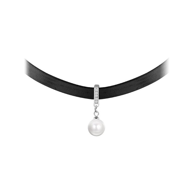 Choker, šperk na krk, řetízek na krk, krátký řetízek na klíční kost, náhrdelník, jednoduchá korejská verze pro ženy, univerzální límec, řemínek na krk.