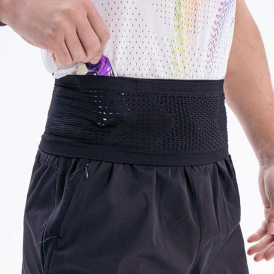 Slim Running Belt Bag Ultra-thin Breathable Large Capacity Fanny Pack Multifunctional Invisible Phone Storage Bag Women Men Sports