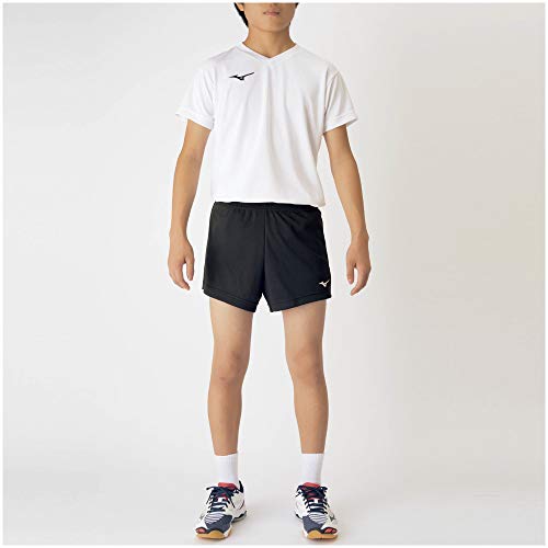 Mizuno Volleyball Game Pants, Junior, V2MB0412, Black, Size 140, for Club Activities and Practice
