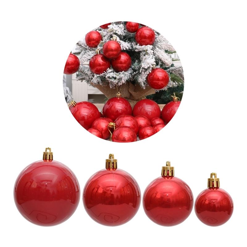 Festival Shatterproof Christmas Ornament Attractive Christmas Tree Hanging Sphere Ornament for Seasonal Display Decors