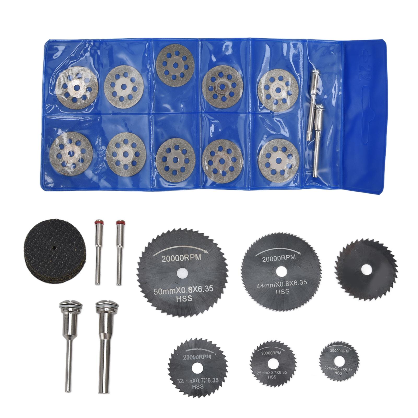 

32Pcs Cutting Wheel Set HSS Circular Saw Blades Resin Cutting Discs Diamond Cutter Wheels
