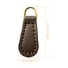 2x Zipper Pulls PU Leather Replacement Zip Pulls for Backpacks Luggage Bag
