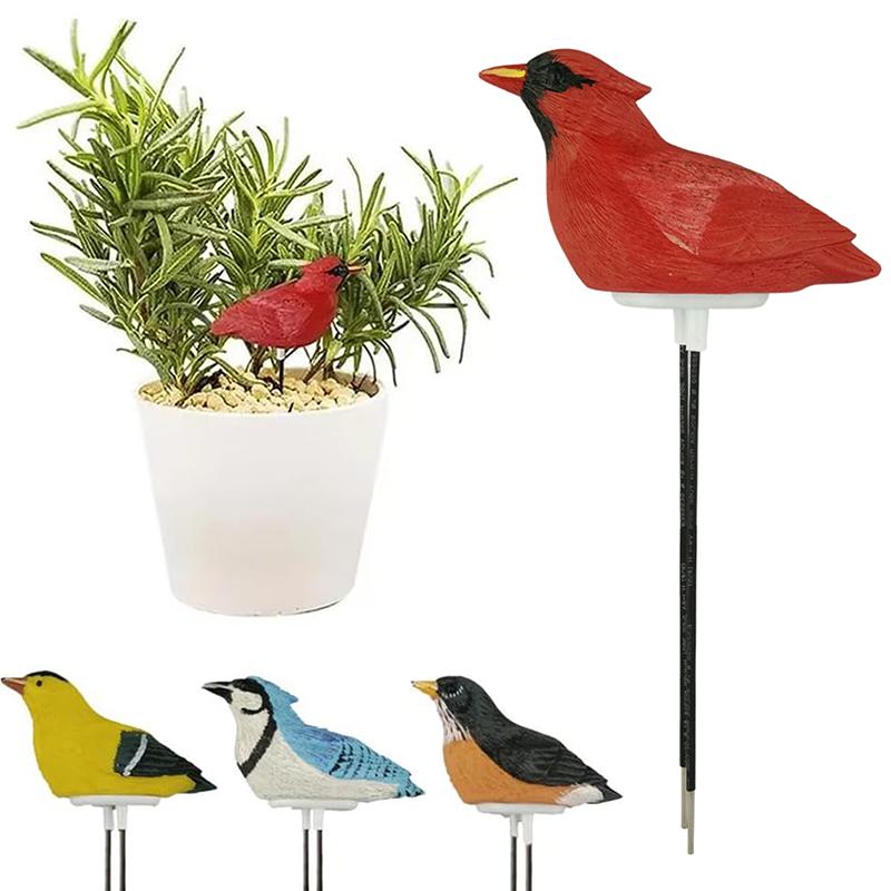 Soil Moisture Meter,Simulated Bird Shape Intelligent Soil Meter With Automatic Alarm,Watering Alarm Bird Plant Water Tester