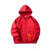 2-12 Years Kids Solid Color Hooded Zipper Coat Long Sleeve Outwear