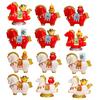 Cartoon Horse Figurine Chinese Style Year of The Horse Statue Bring Wealth Fortune Lucky