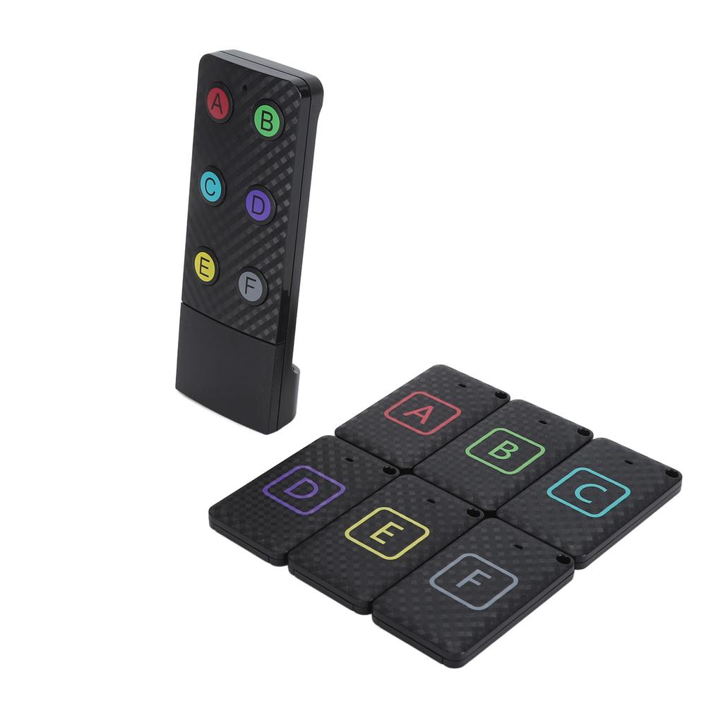 Key Finder Wireless Loud Sound 15?30m 433.92MHz Key Locator with 1 Transmitter 6 Receiver for TV