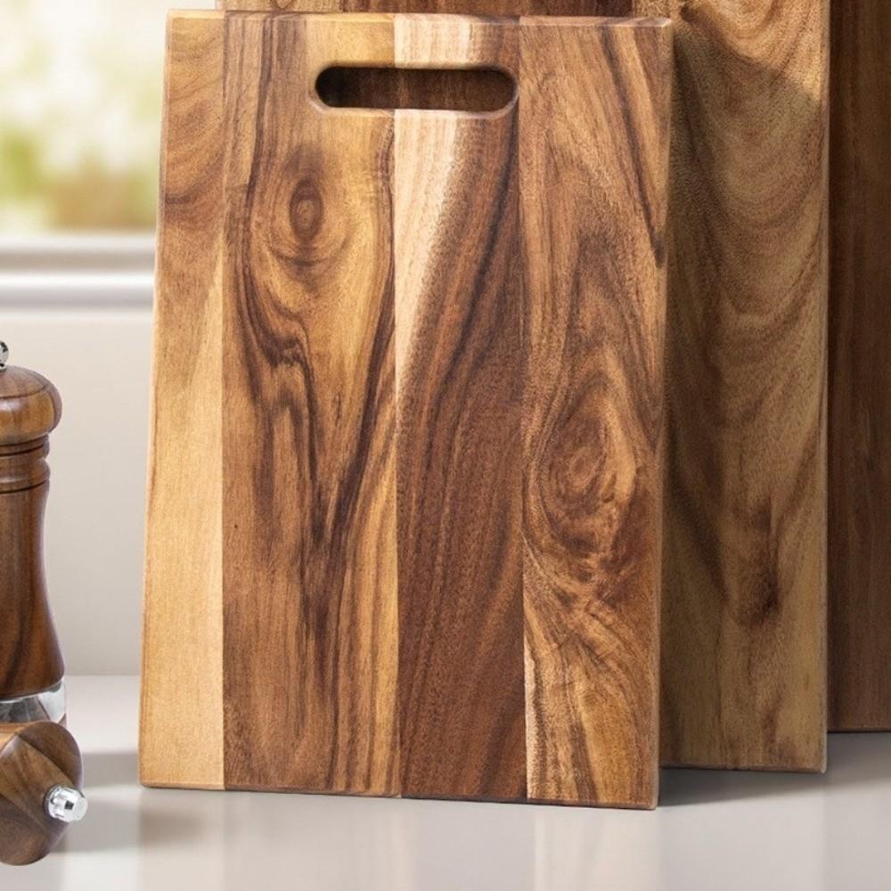 Thickened Chopping Board Natural Color Cooked Food Tray Chopping Block  Food Serving