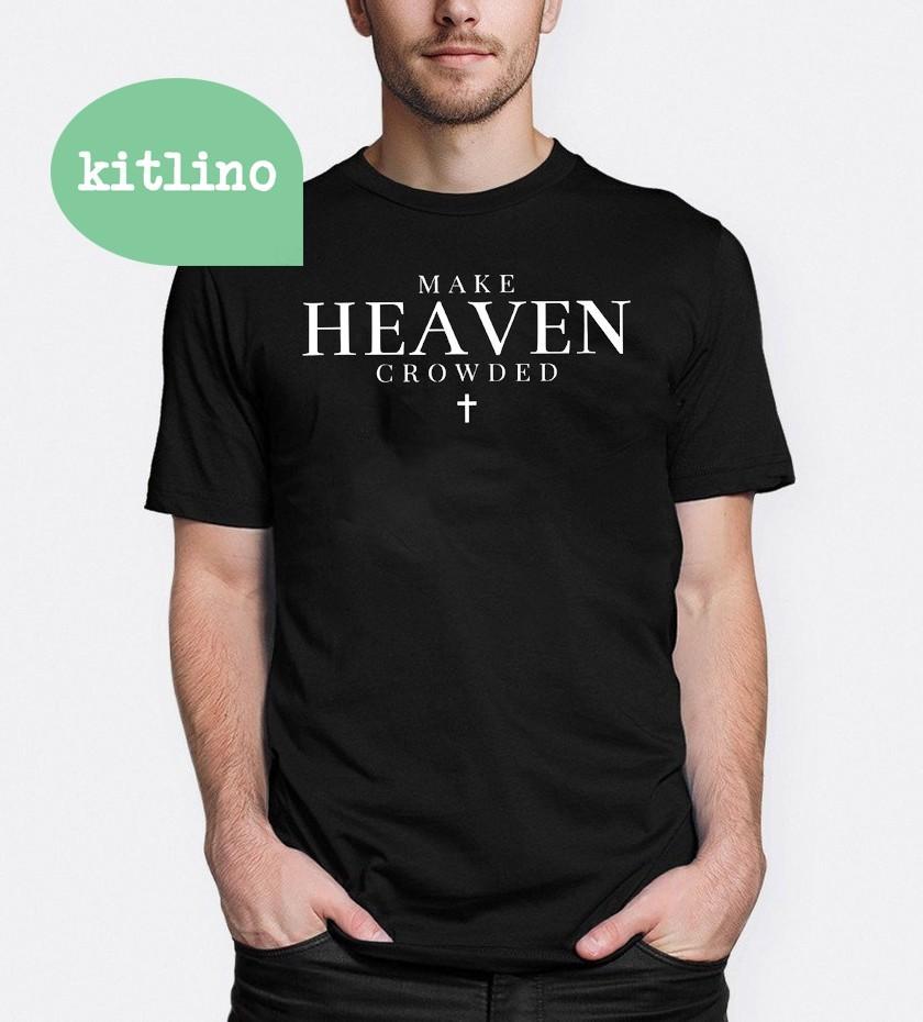 Make Heaven Crowded Jesus Unisex T-Shirt S