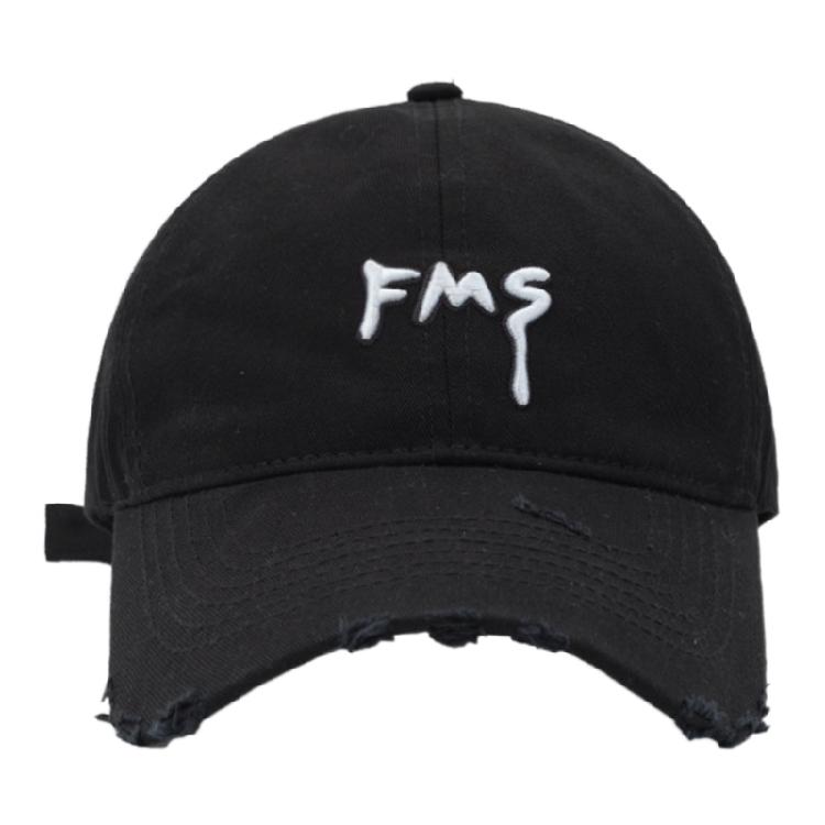 

InsStyle Baseball Hat Spring Long Brims Sun Hat Embroidery Letter Sunproof Hat чорний