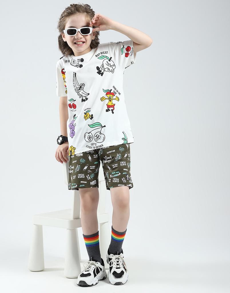 Monte Carlo Boys Printed Round Neck Tshirt