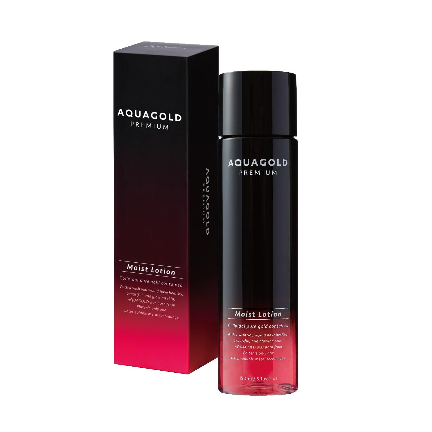 

[Косметика] phiten Aqua Gold Premium Увлажняющий лосьон [Содержит 7 растительных экстрактов / Фотоактивные ингредиенты / Упругость, увлажнение и сияние]