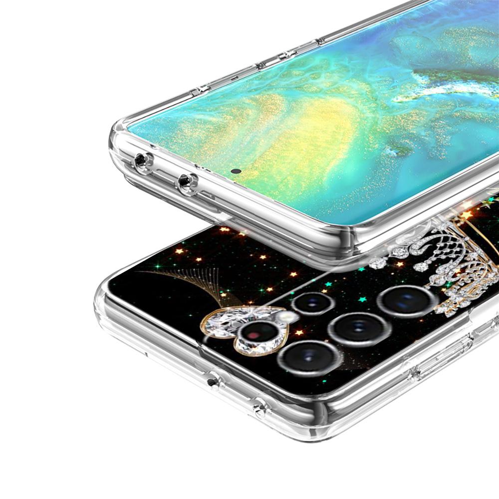 Cute Mom Queen Princess Case For Samsung Galaxy S22 S20 FE S21 Plus S10 S9 Note 20 9 10 Lite Transparent Soft Phone Cover
