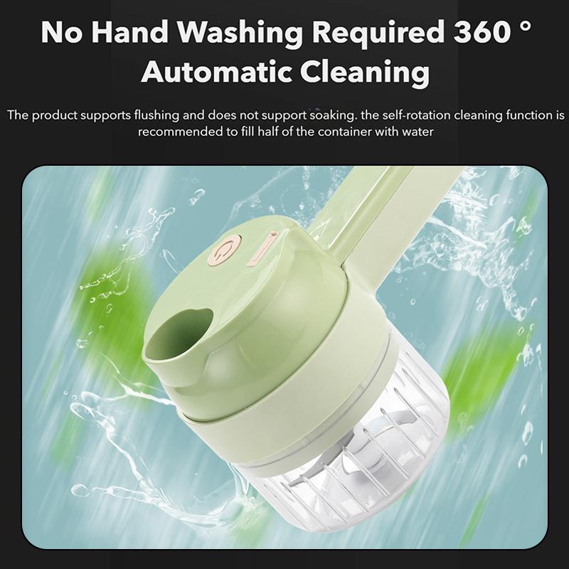 5-в-1 Портативная ручная электрическая овощерезка, Электрическая овощерезка