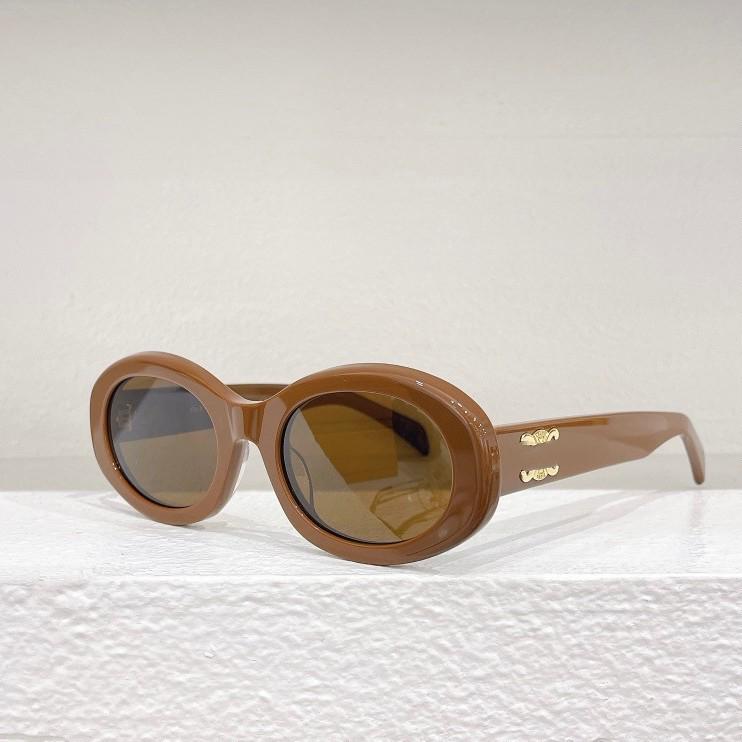 Arc de Triomphe CL40194U Retro Cat-Eye Oval Sunglasses